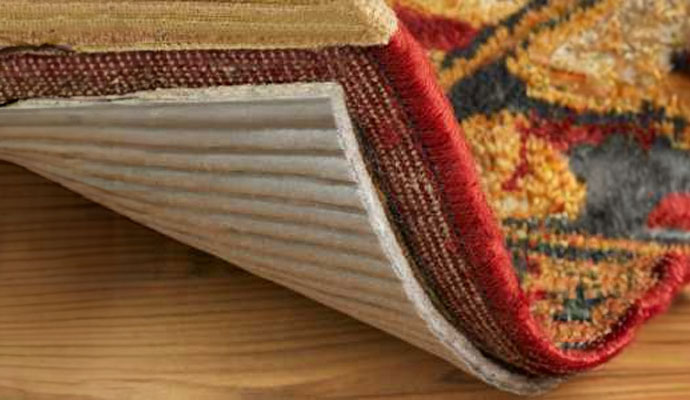 place a rug pad beneath your rug