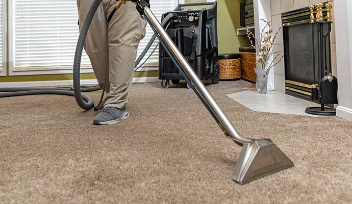 carpet cleaning professionally