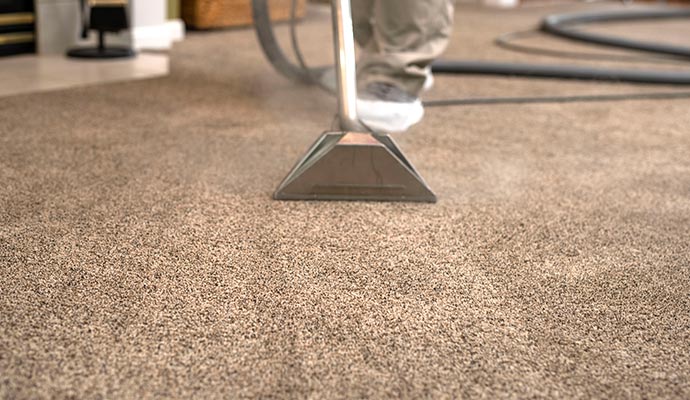 Carpet steam cleaning