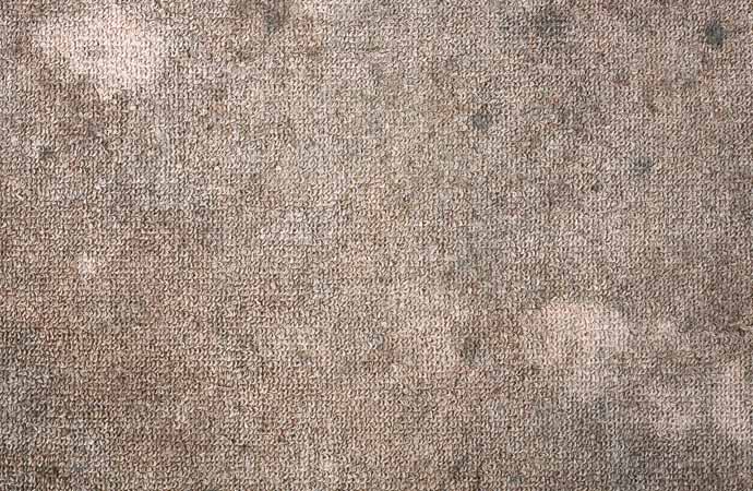 a very damaged carpet