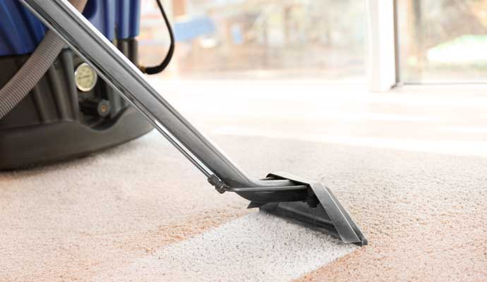 Carpet cleaning with equipment